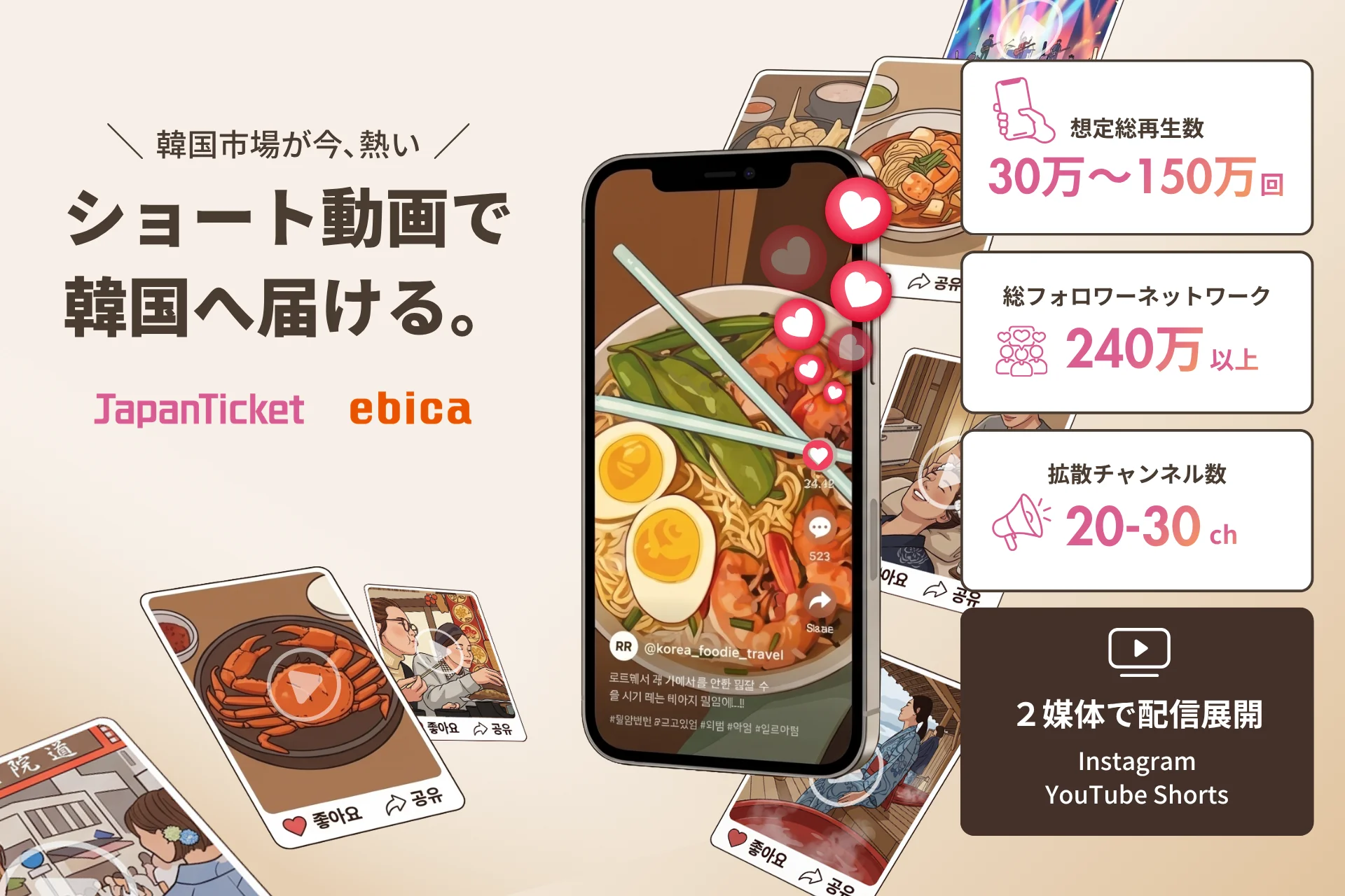 <strong>【新サービス｜プレスリリース】</strong>
韓国インフルエンサー網を活用し“SNSで選ばれる店・体験”を支援します